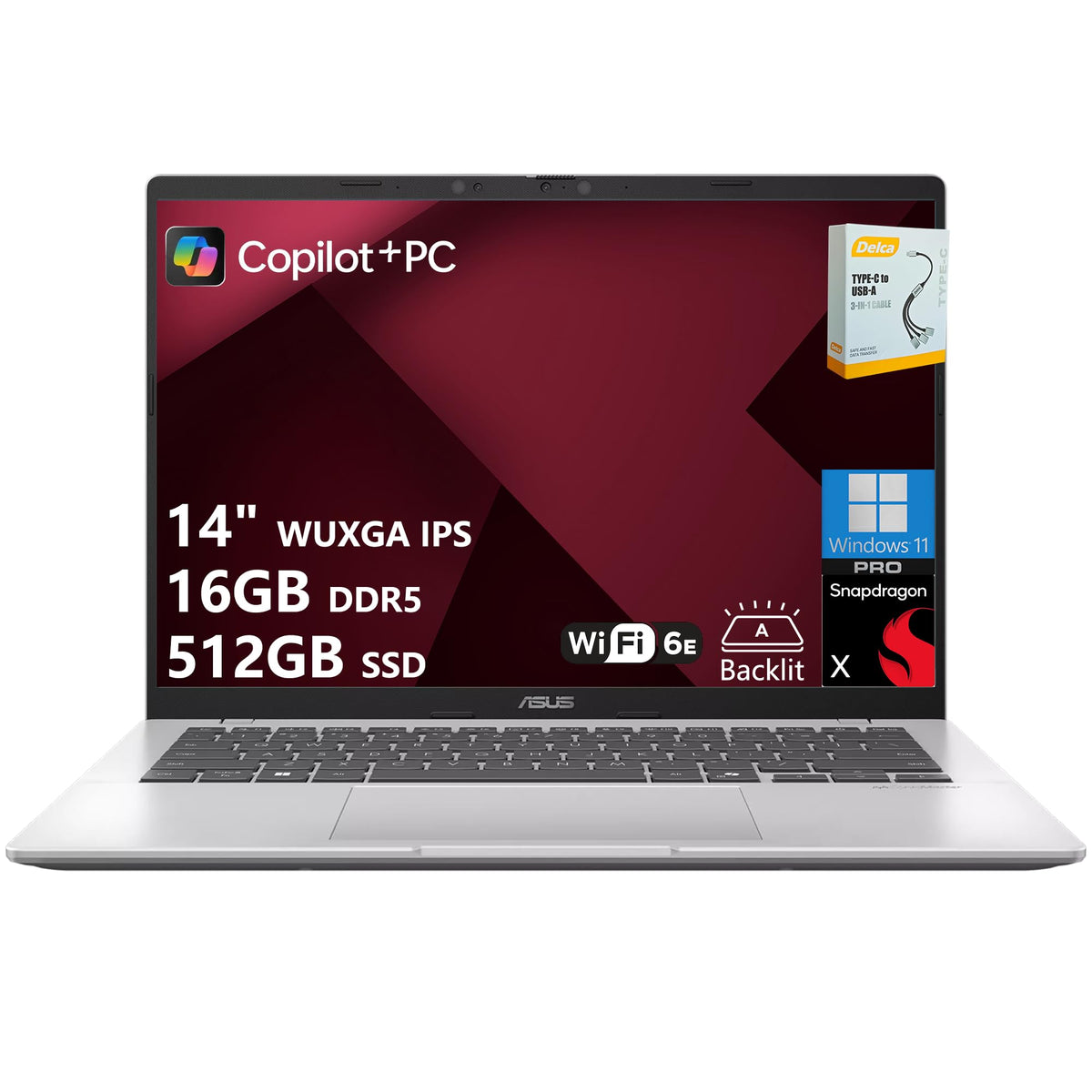 14" WUXGA IPS Anti-Glare 16GB DDR5 512GB SSD Laptop J938