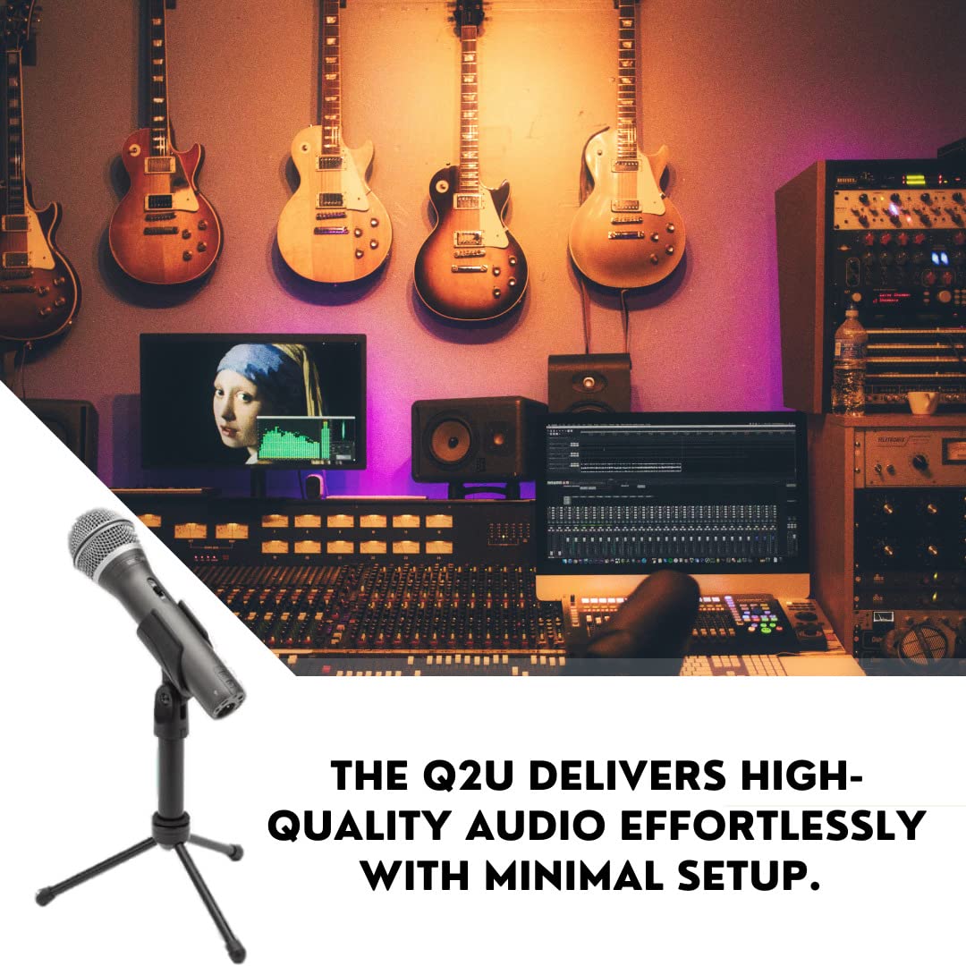 Black USB/XLR Dynamic Microphone Pack F19540
