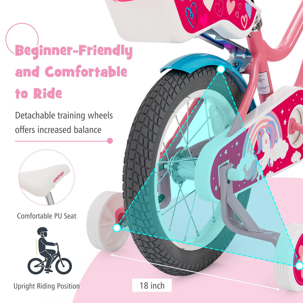 14 Inch Kids Bike with Training Wheels B957