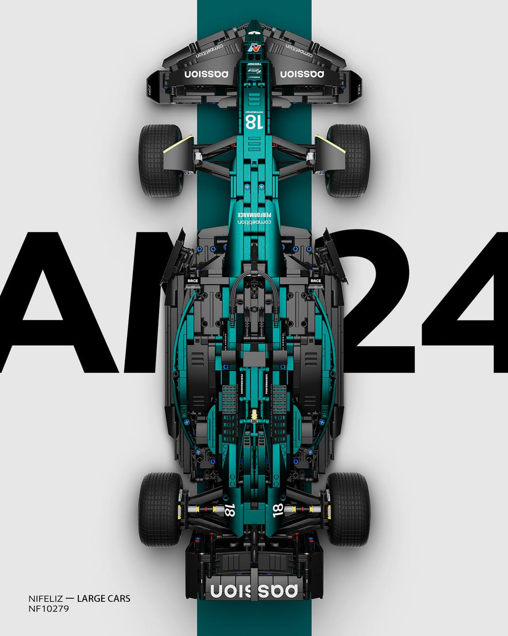 Formula 1 Racing Car Building Set R757018