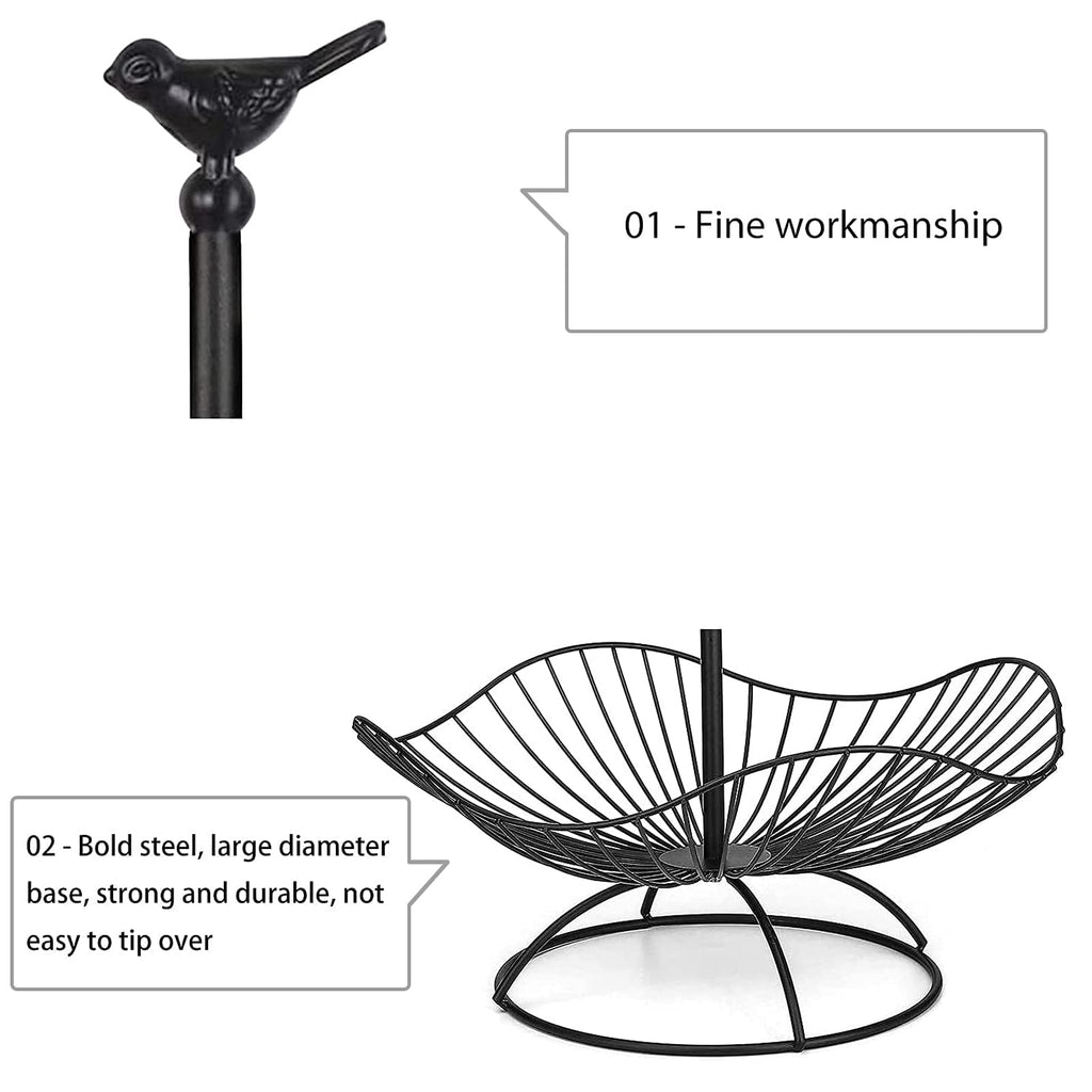 3-Tier Metal Wire Fruit Basket Stand C41784