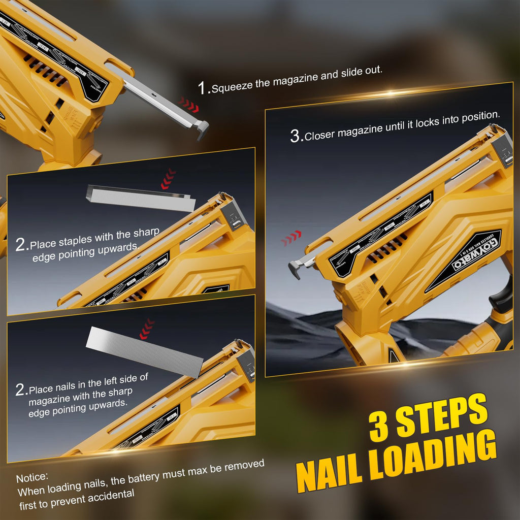 21V Cordless Staple Gun O5859