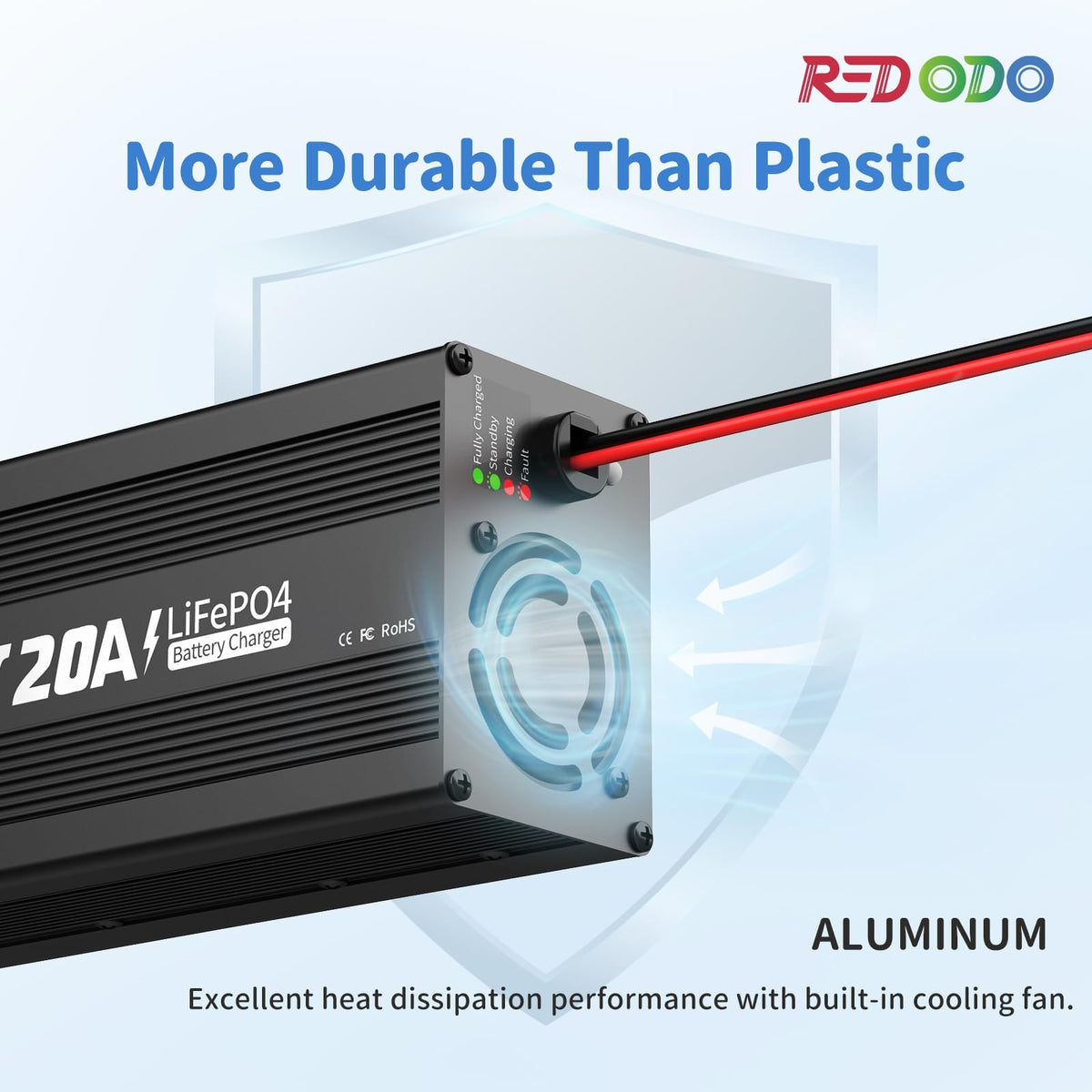 12V 100Ah LiFePO4 Battery with Charger E65877