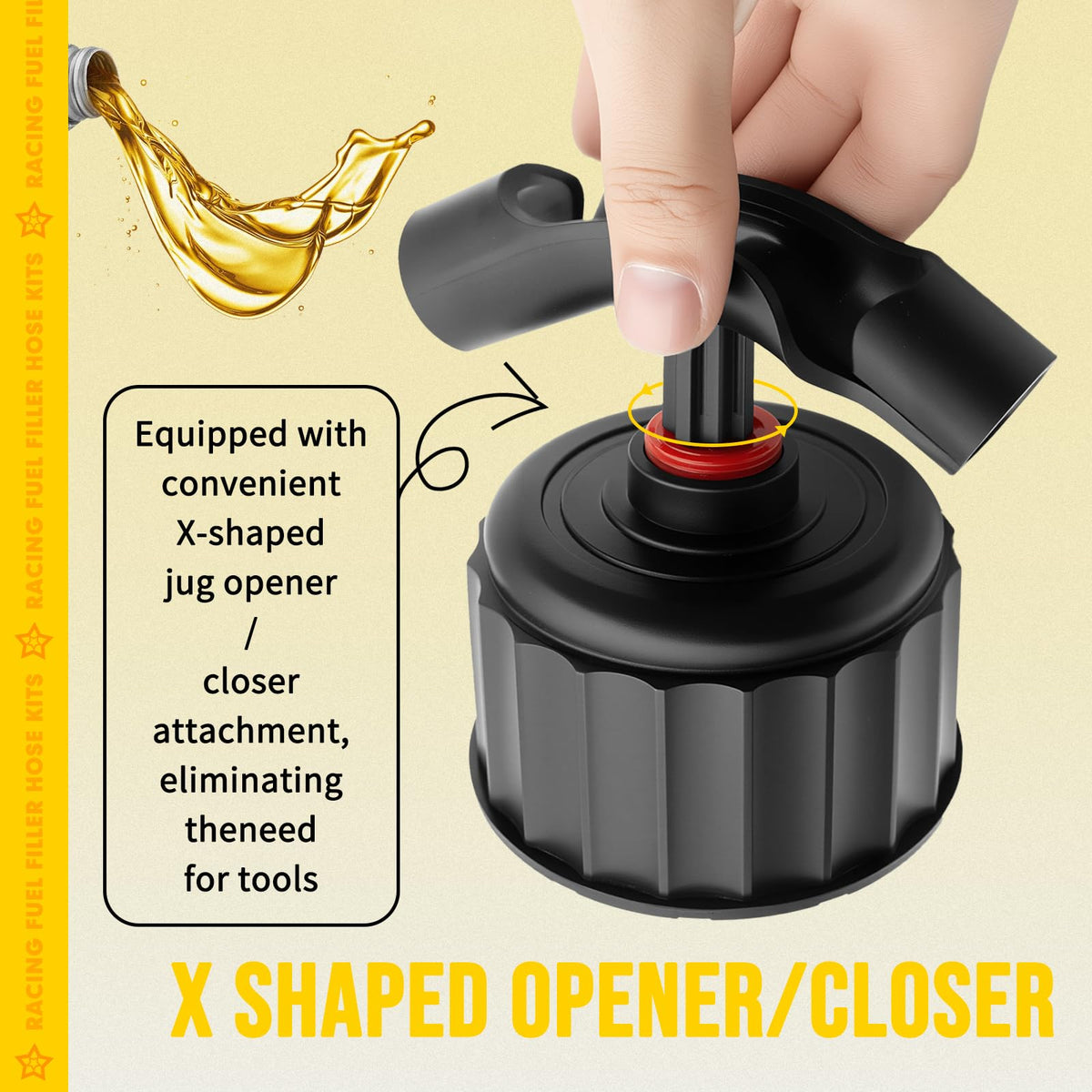 Fuel Jug Hose Kit 4 Pack W1298