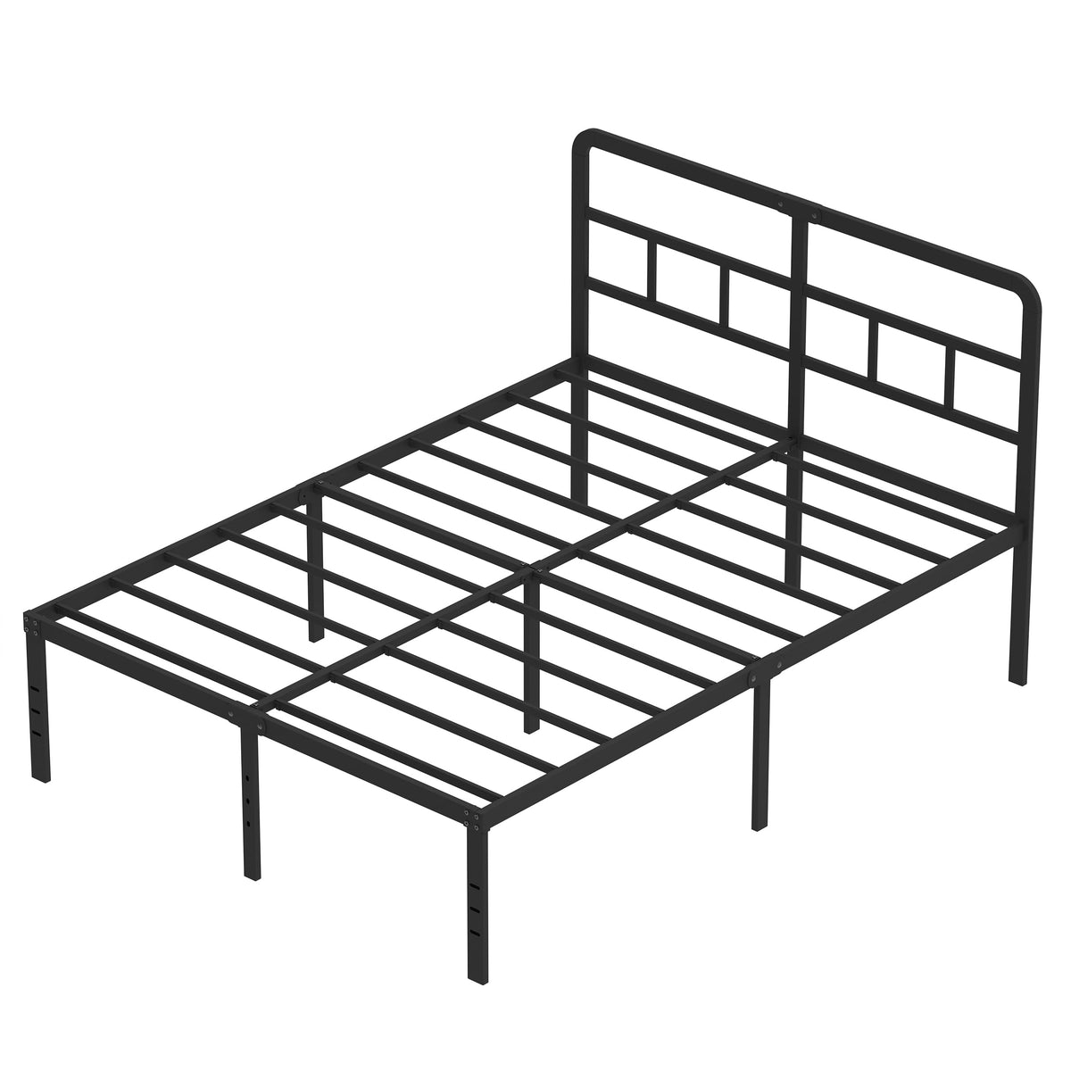 18 Inch Metal Queen Bed Frame with Headboard O3030