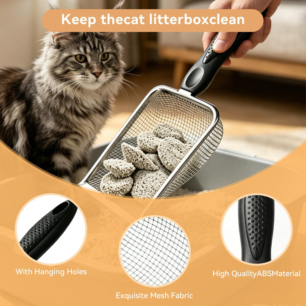 Metal Cat Litter Scoop 2 Pack Z347
