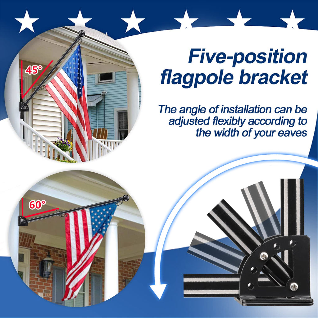 6ft Tangle Free Spinning Flag Pole Kit X99356