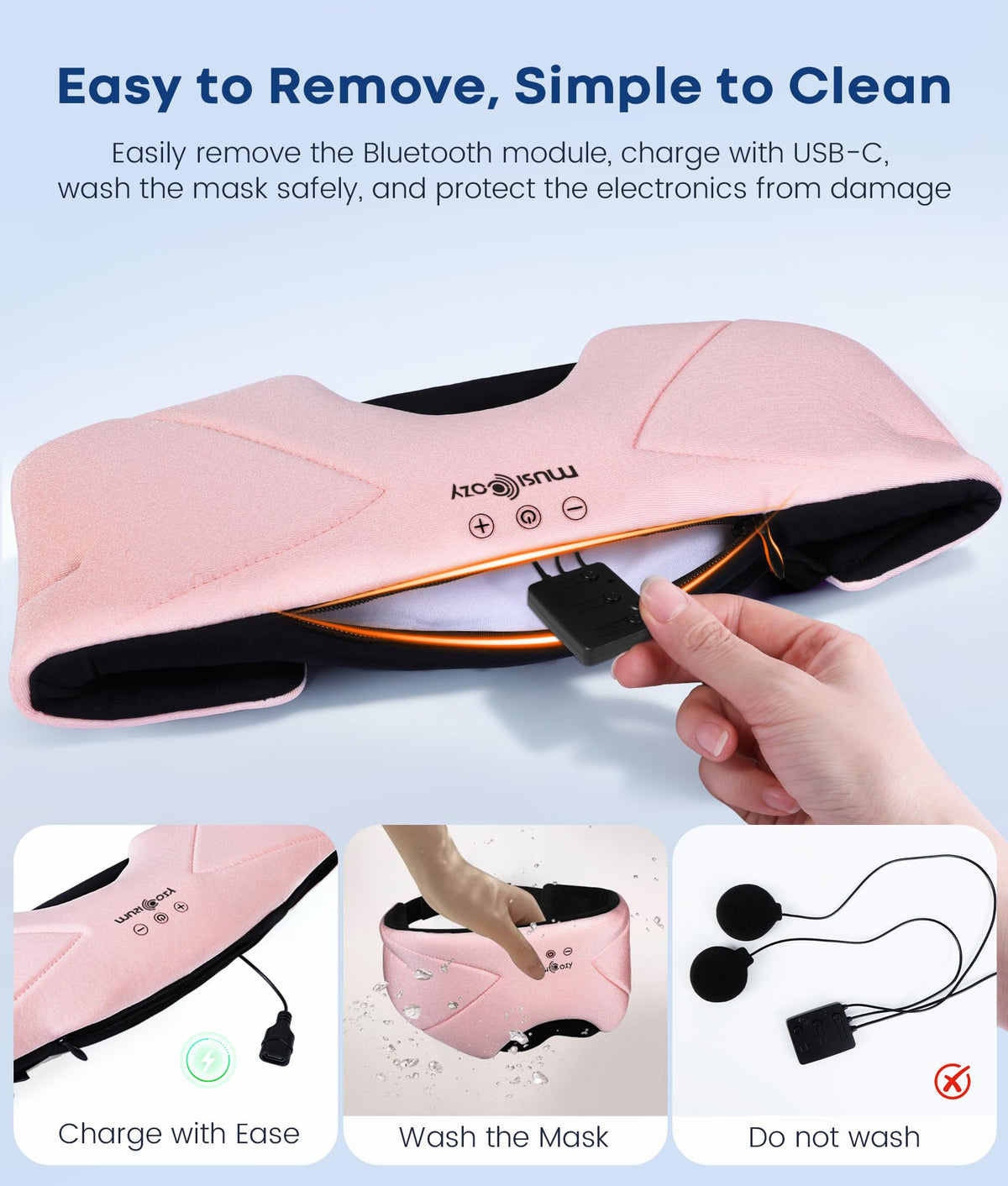 Bluetooth Sleep Mask Headphones K34734