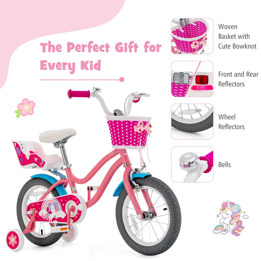 14 Inch Kids Bike with Training Wheels B957