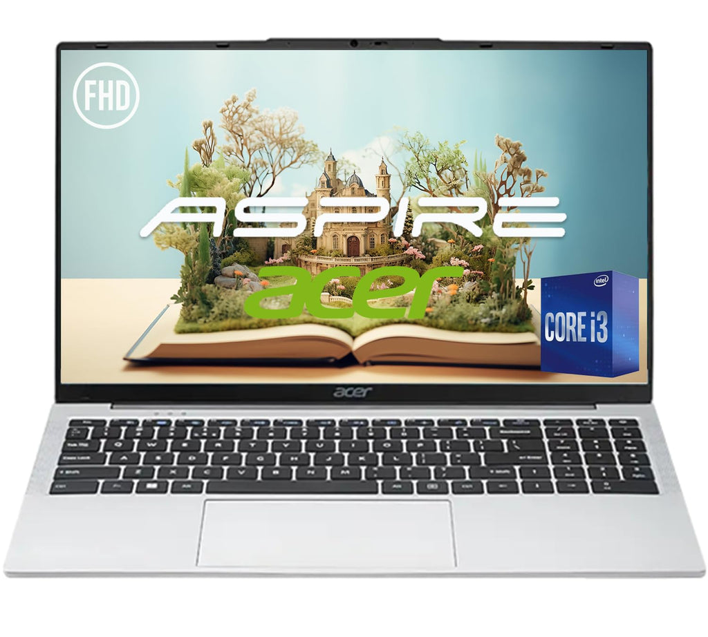 Slim Laptop Intel Core I3 8GB RAM 256GB SSD 15.6" FHD Windows 11 U1262