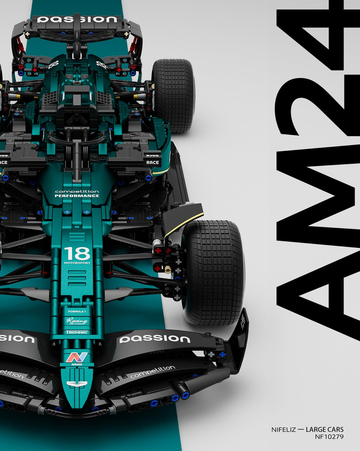 Formula 1 Racing Car Building Set R757018