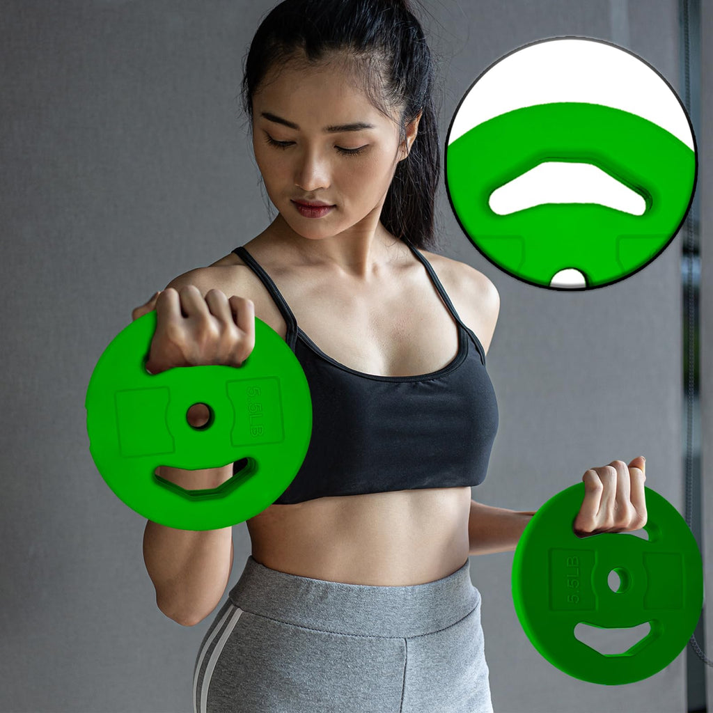 Adjustable Barbell Set, 40LB, Black, PU, Padded Grip N573