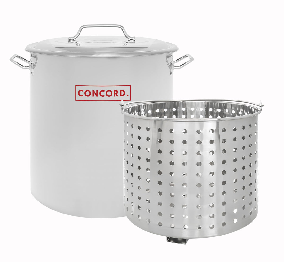 40 Quart Stainless Steel Stock Pot with Steamer Basket and 12" Single Propane Stove S656