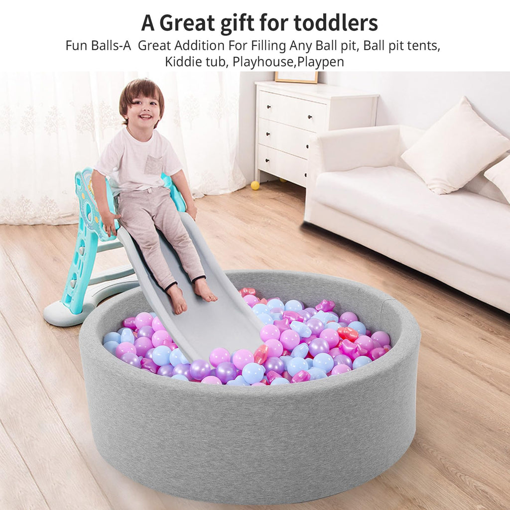 100 200 500 Pack Phthalate & BPA Free Plastic Ball Pit Balls O636664