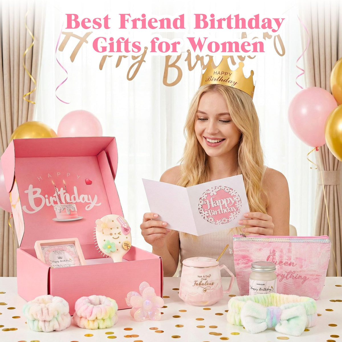 Pink Birthday Gift Box A1911