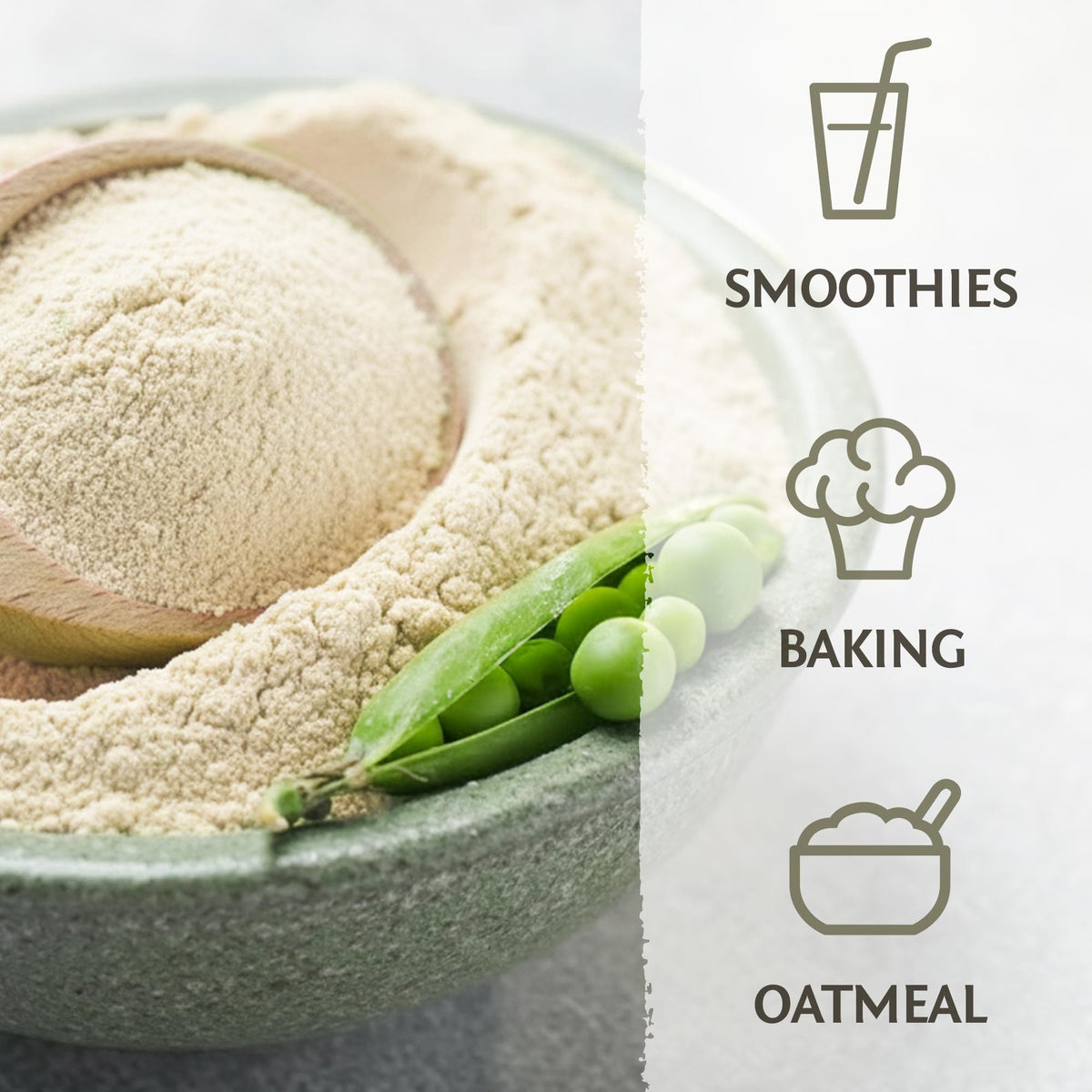 Organic Pea Protein Powder 35 Servings Unflavored X2414