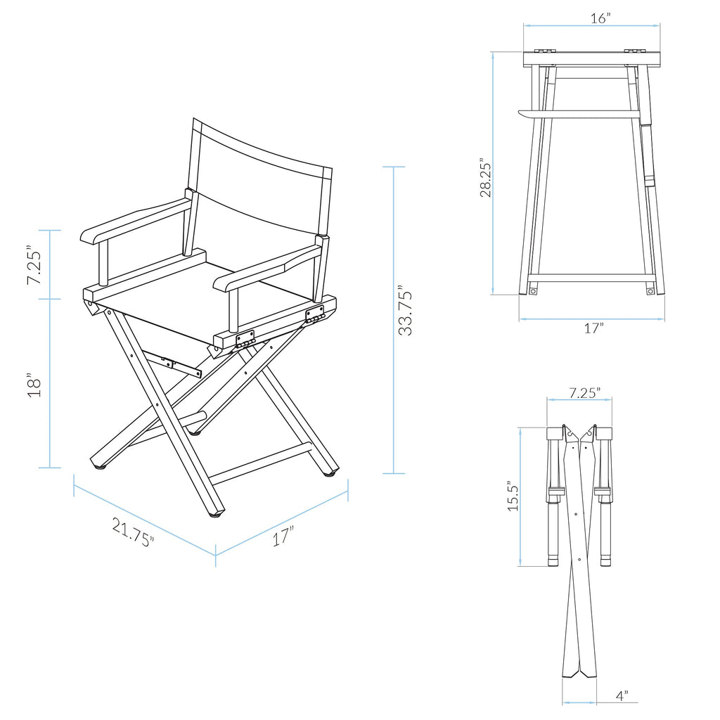 Black Director's Chair Y908