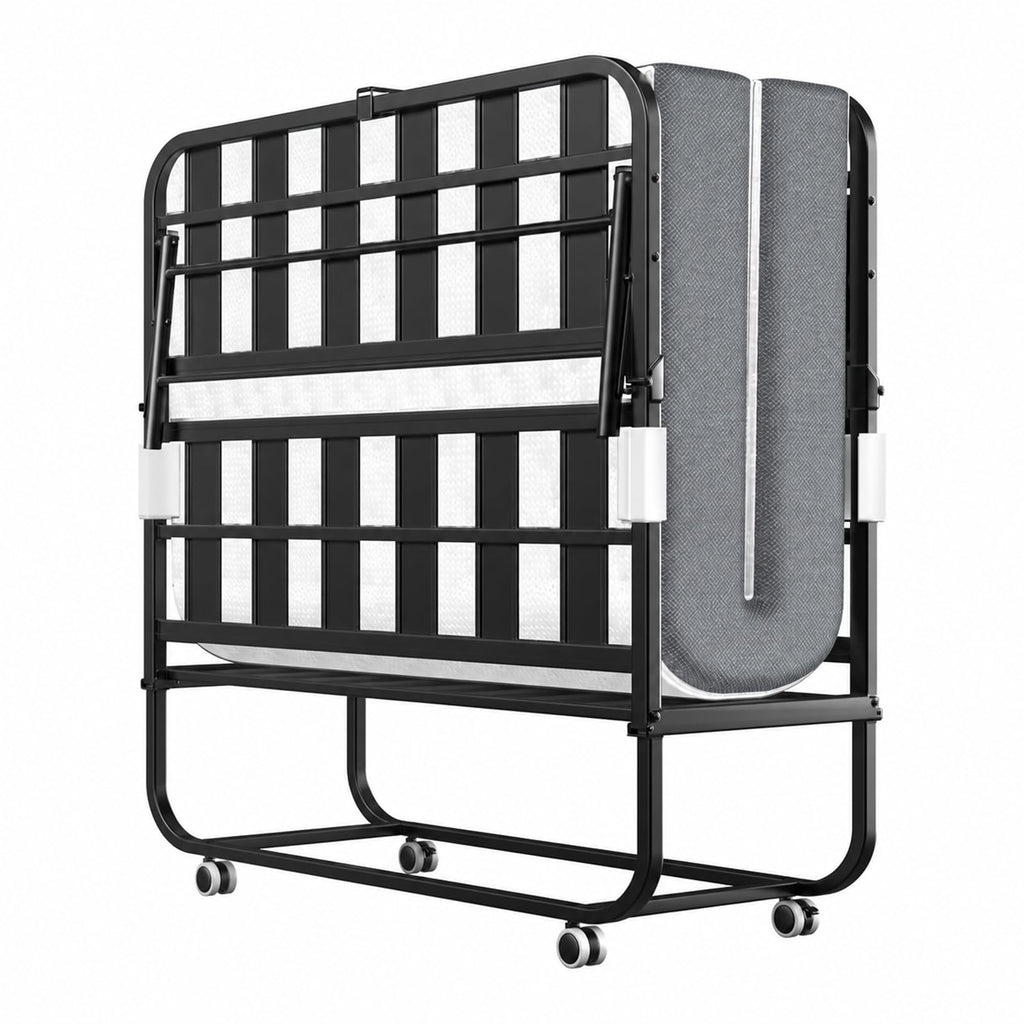 Folding Bed with Memory Mattress 75" x 38" Twin Z9372