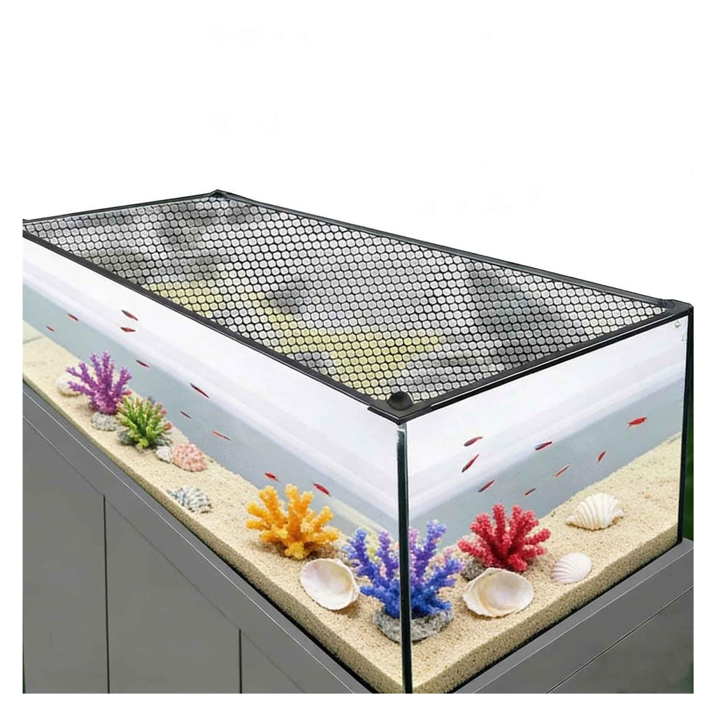 Aquarium Lid, Anti Jumping Fish Tank Lid, Magnetic Mesh Screen Netting D7808