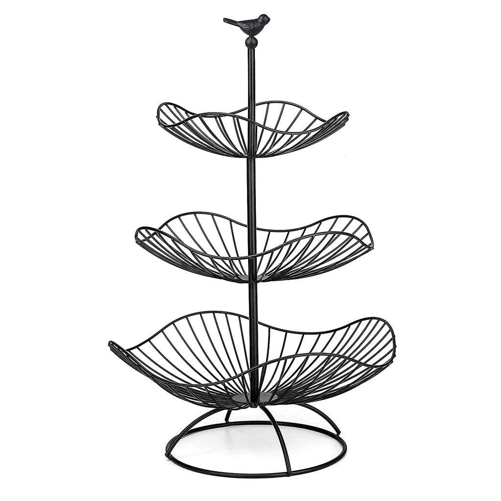 3-Tier Metal Wire Fruit Basket Stand C41784