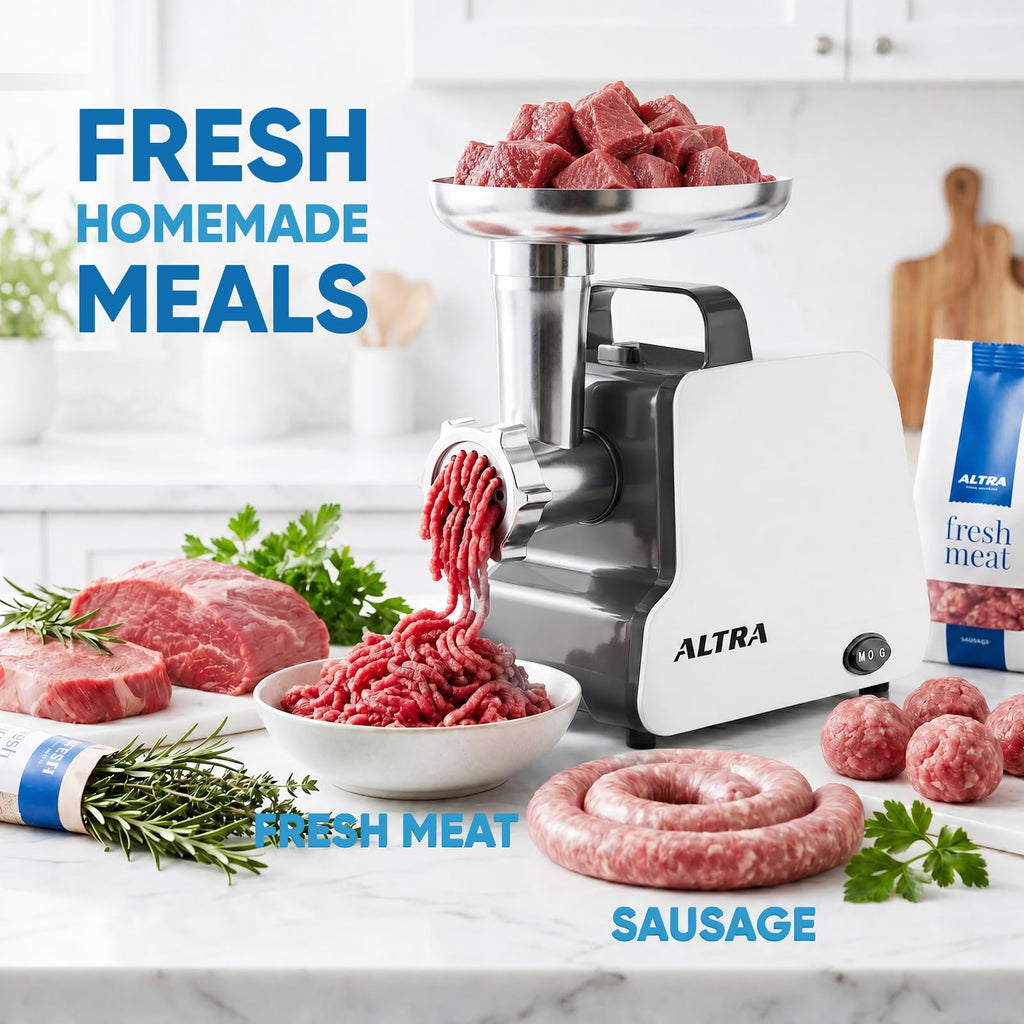 2300W Electric Meat Grinder with 2 Blades and 3 Grinding Plates B772