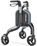 Foldable 3 Wheel Walkers Lightweight Aluminum Frame H61727