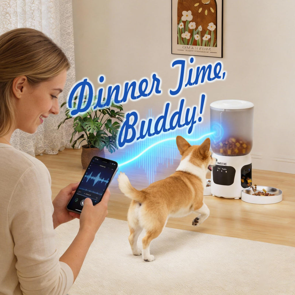 Automatic Cat Feeder with Dual Camera F85083