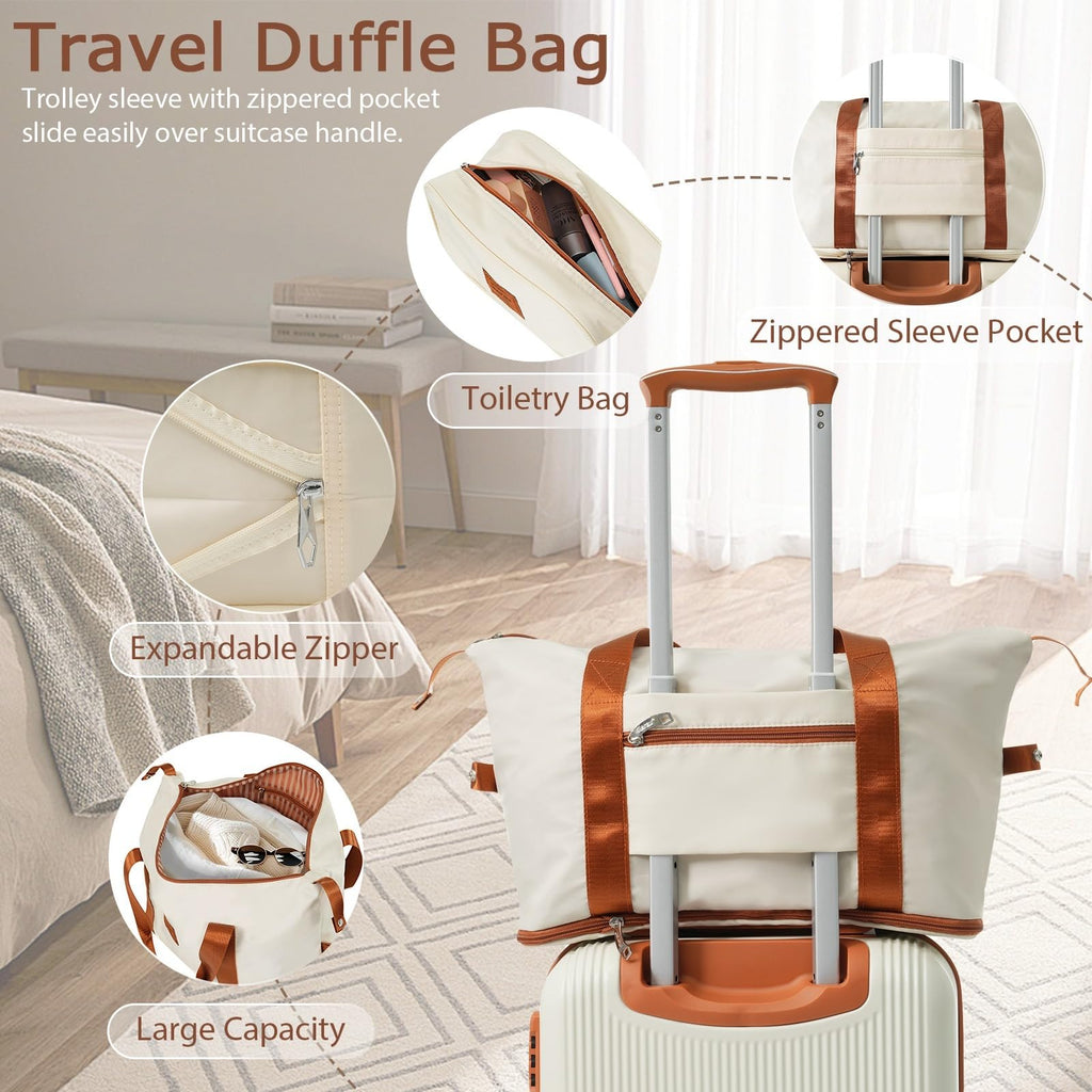 3 Piece Hardside Spinner Luggage Set with TSA Lock H421371