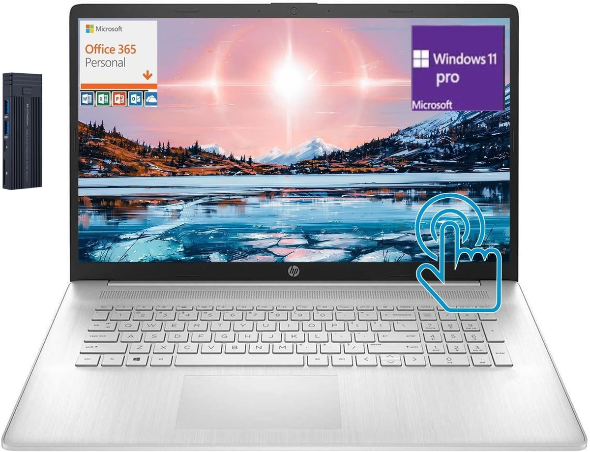 17.3" Touchscreen Laptop AMD Ryzen 5 16GB RAM 1TB SSD Natural Silver V403800