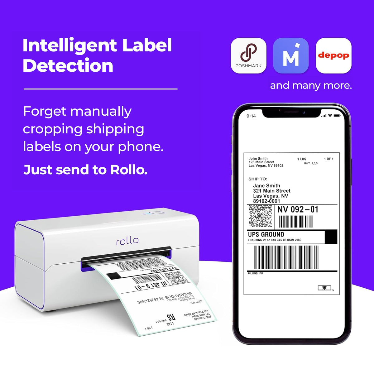 Wireless Wi-Fi 4x6 Thermal Label Printer Z85557