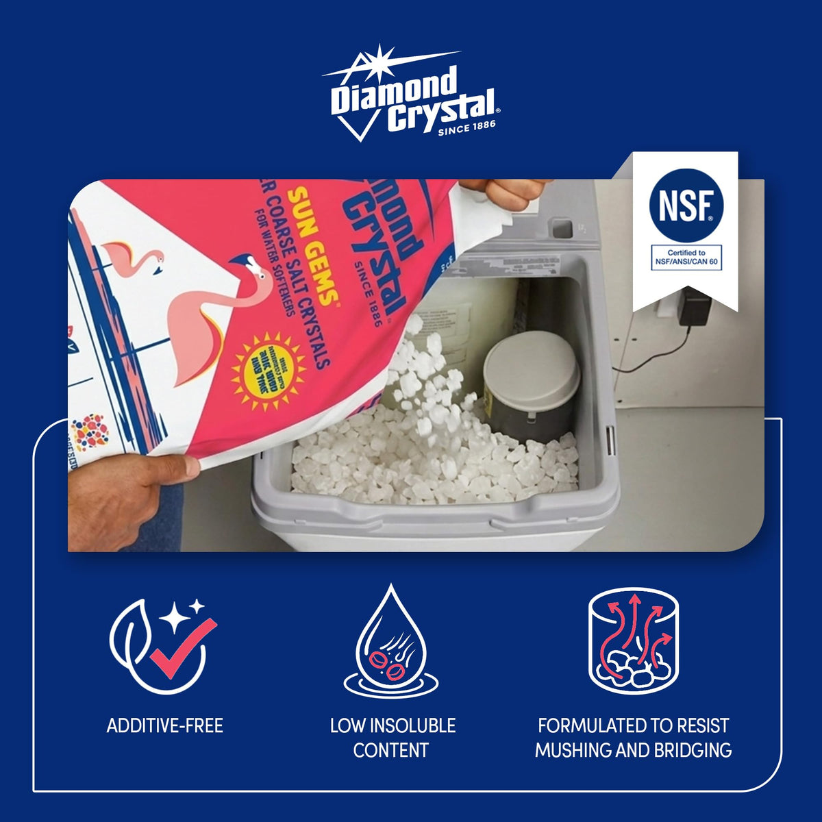 6 Pack Water Softener Salt, 40 Pounds P4675