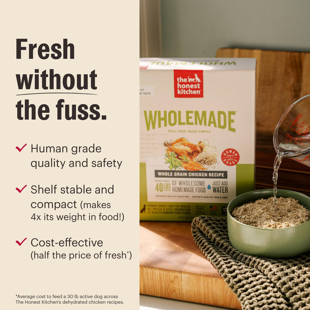 Whole Grain Chicken Recipe Dehydrated Dog Food 10 lb X340