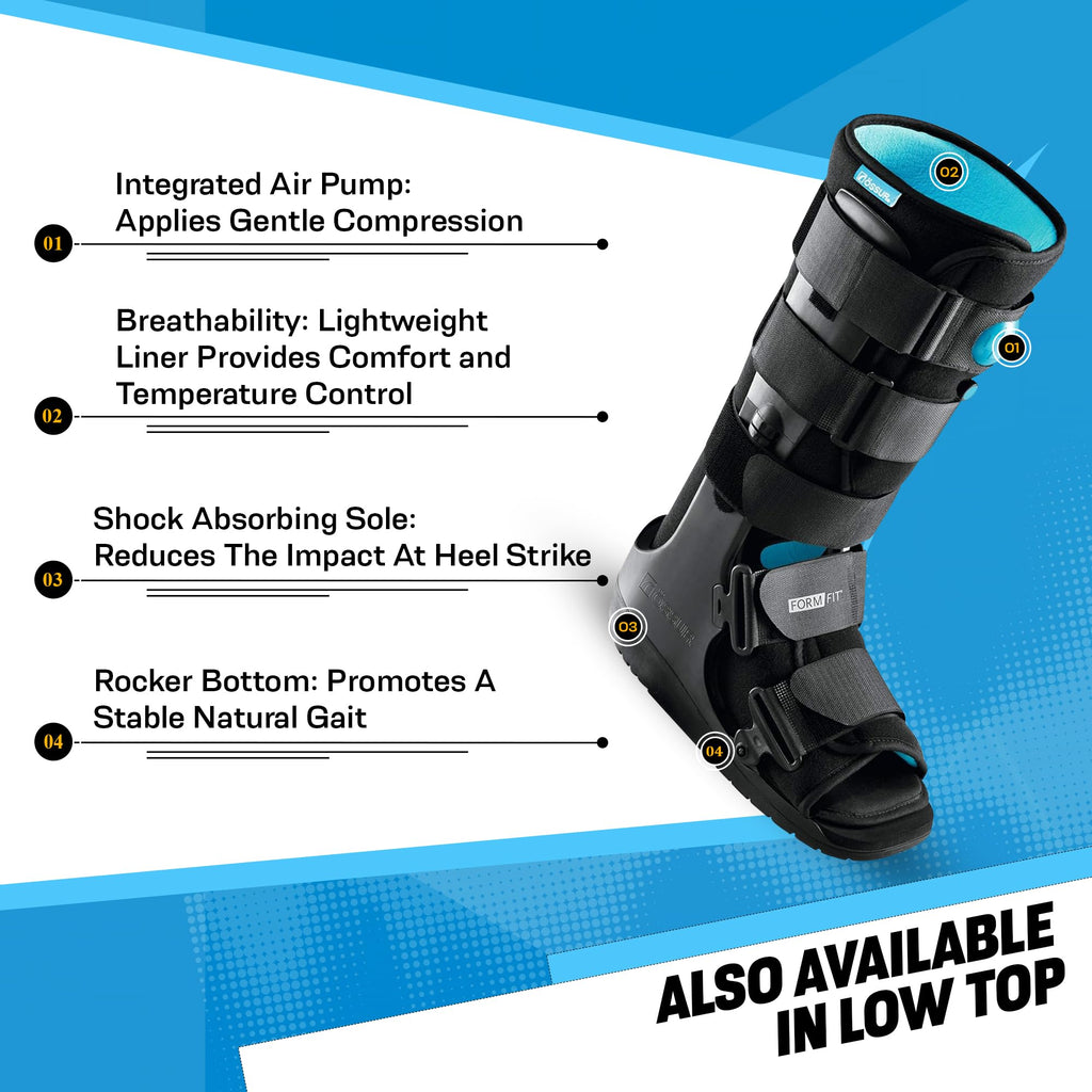 Walker Boot with Air Low Top Large L4343