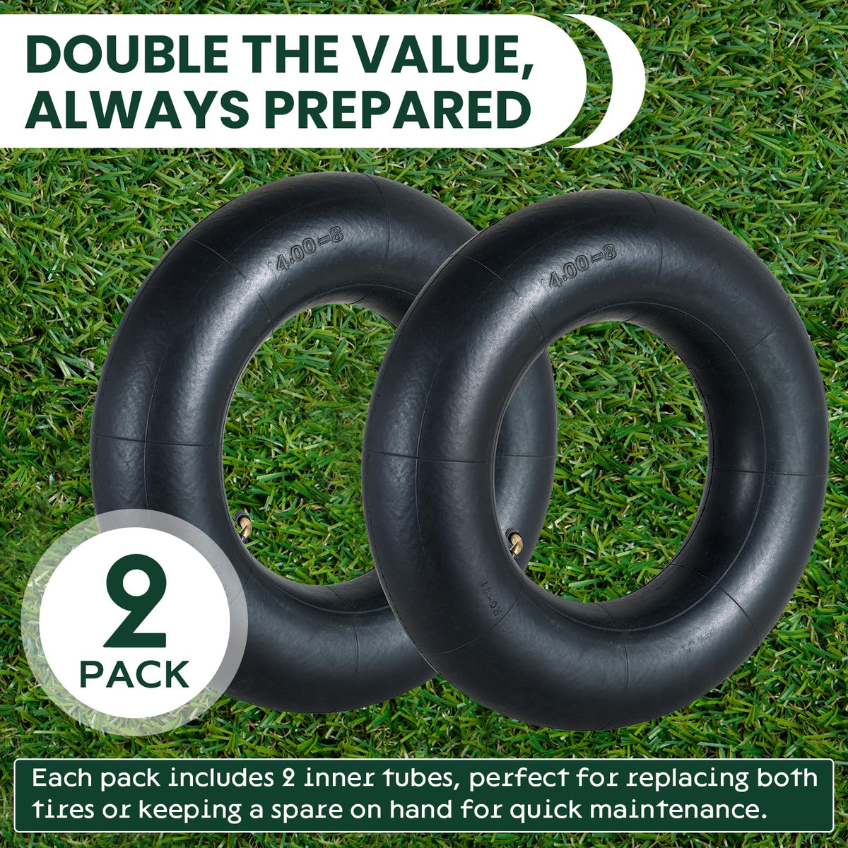 2 Pack 4.80/4.00-8 Inner Tire G1514