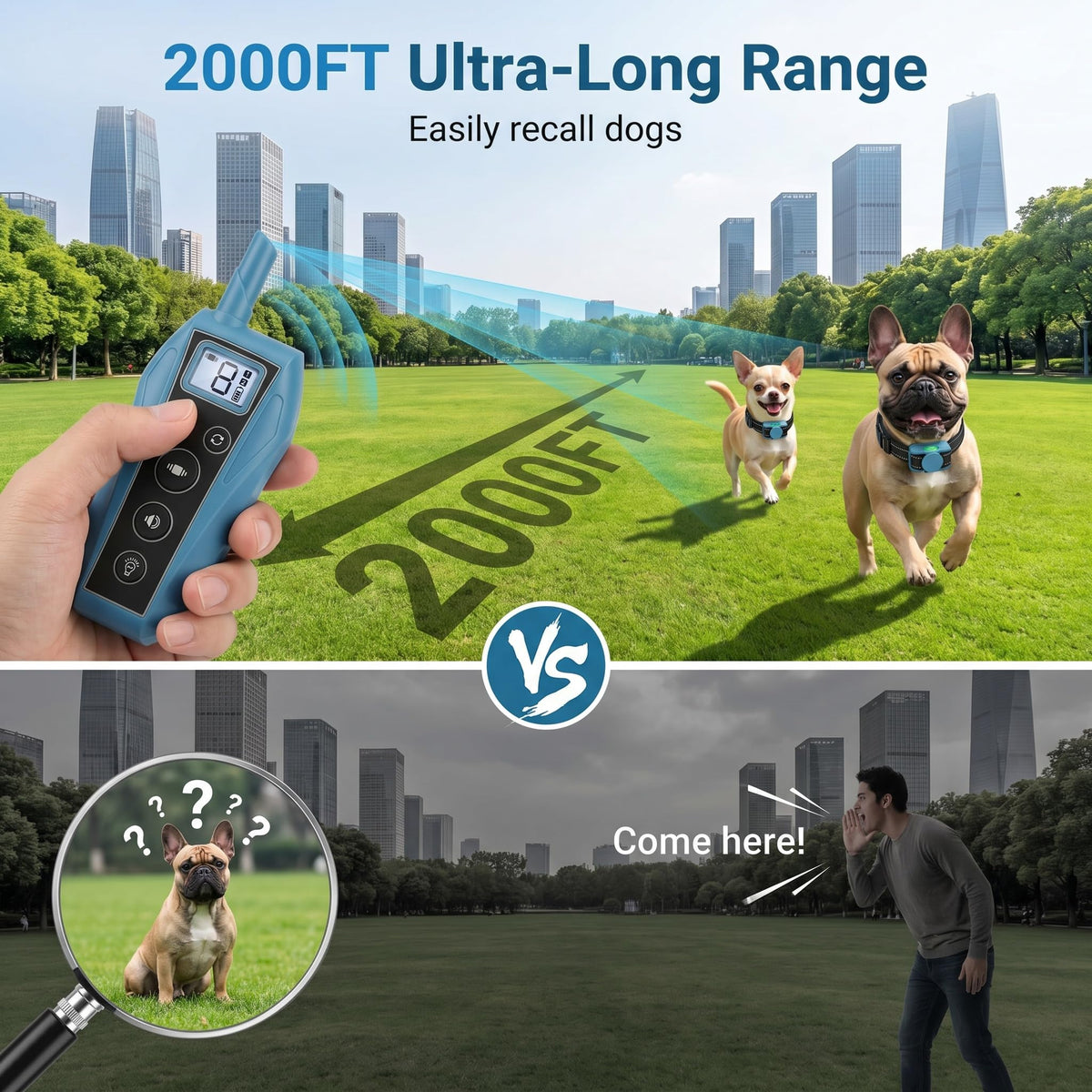 Vibration Dog Training Collar with Remote B711
