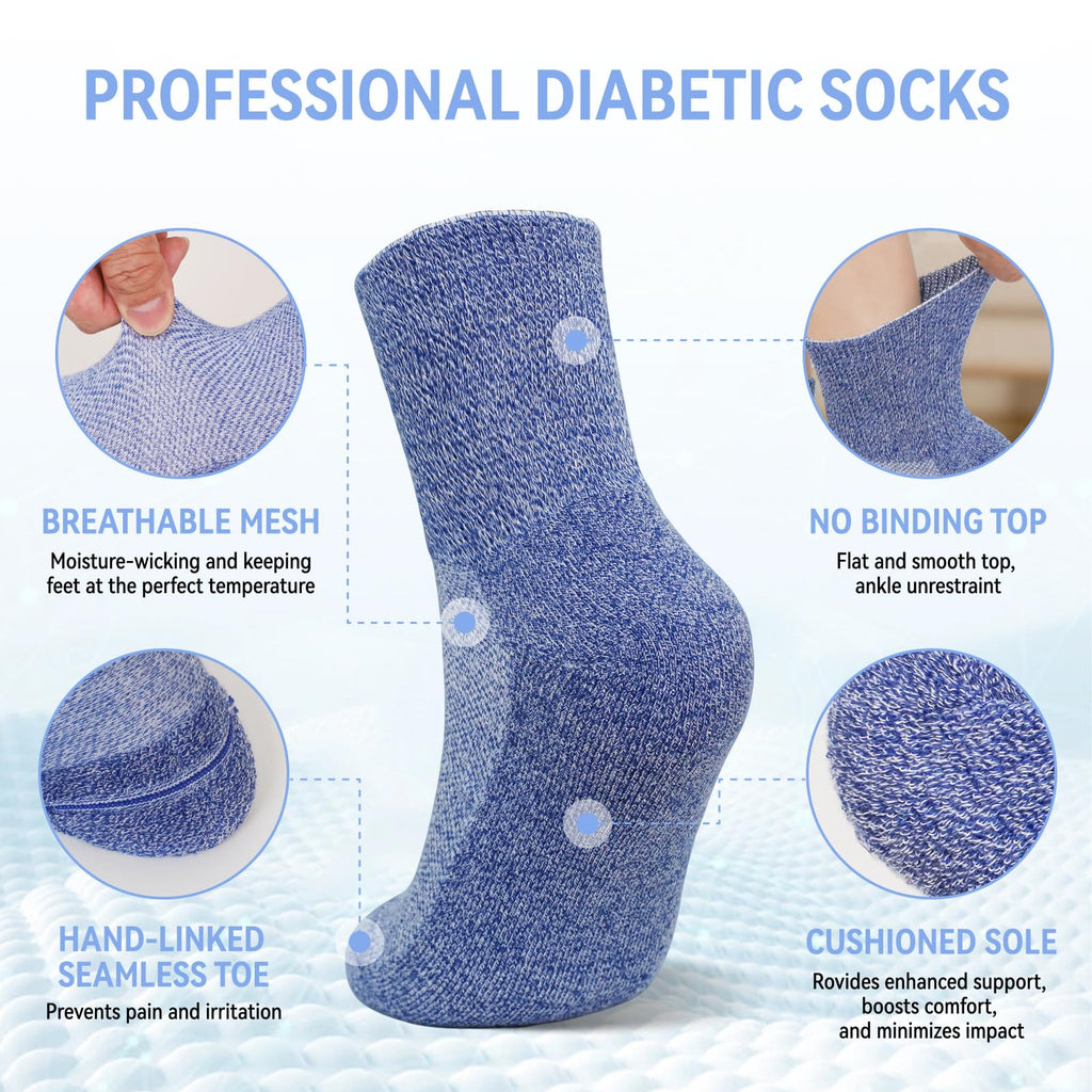 Non Binding Wide Ankle Socks N444