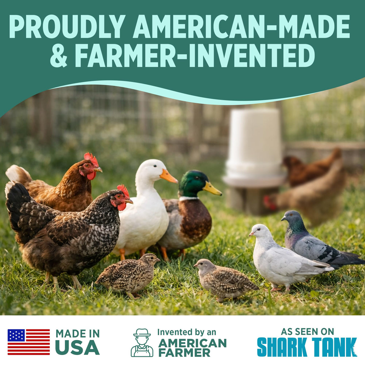 Chicken Waterer for 5 Gallon Bucket S122