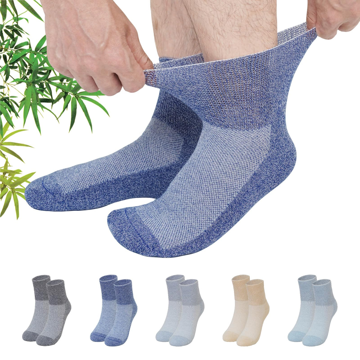 Non Binding Wide Ankle Socks N444