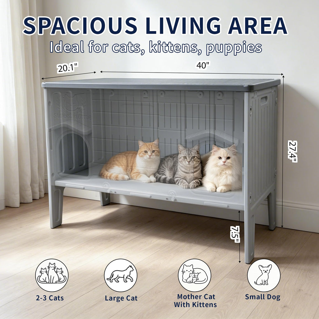 Waterproof Outdoor Cat House A1572