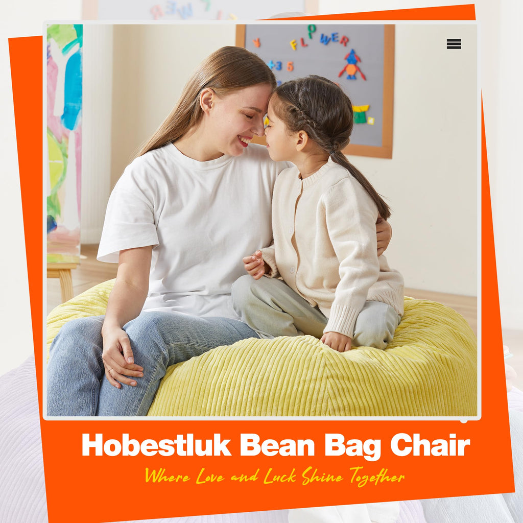 Oversized Bean Bag Chair with Filling P6958