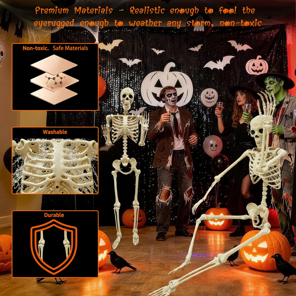 Life Size Skeleton J35675