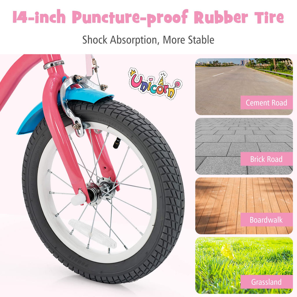 14 Inch Kids Bike with Training Wheels B957