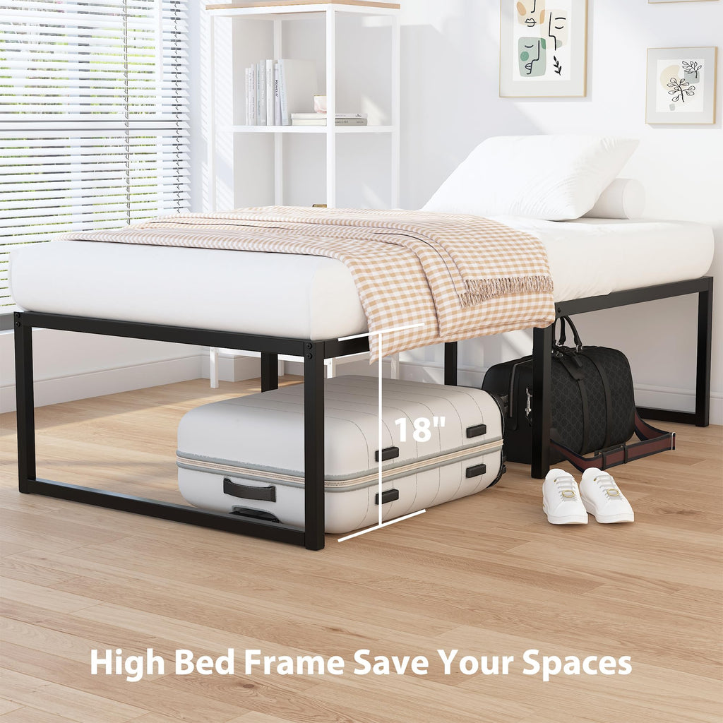 18 Inch Narrow Twin Metal Bed Frame W321