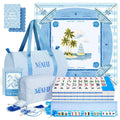 American Mahjong Set with 166 Tiles, Mat, 4 Racks, Dice, Chips, Bags & Instruction S372632