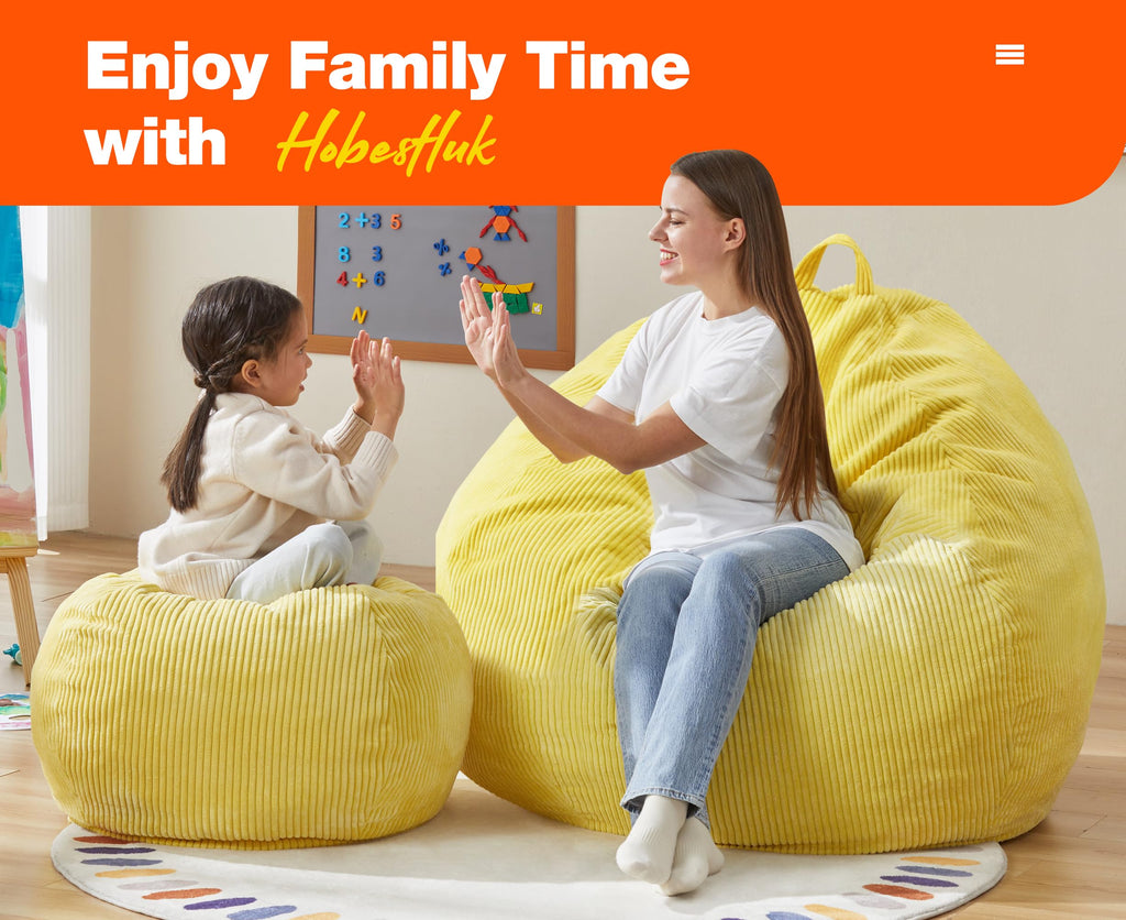 Oversized Bean Bag Chair with Filling P6958