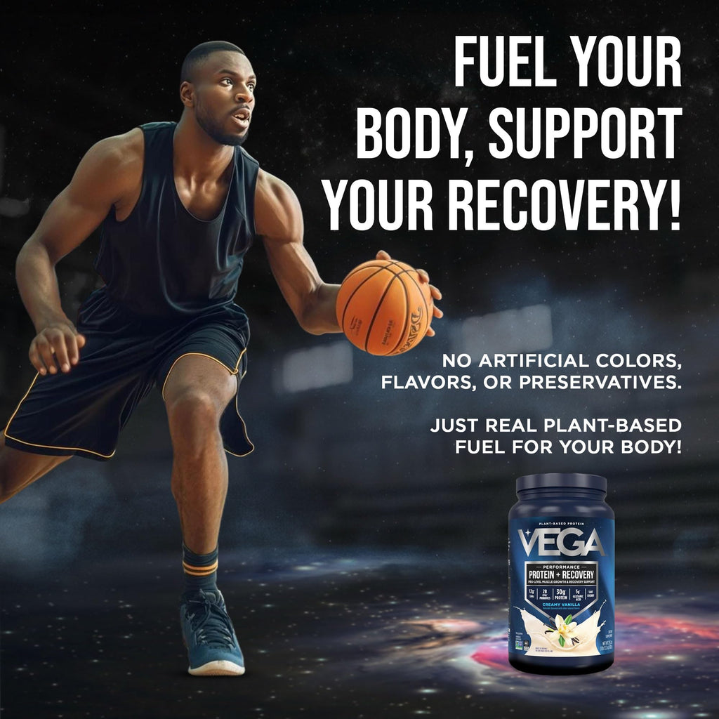 Vanilla Vegan Protein Powder 28.8 oz K364
