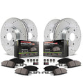 Brake Pad & Rotor Kit Front & Rear A245