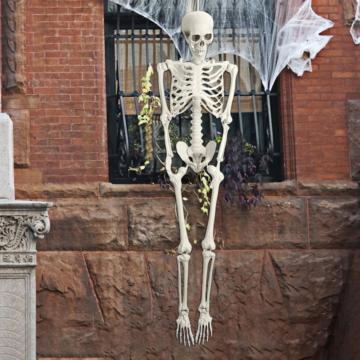 Halloween Skeleton Poseable Prop C9764