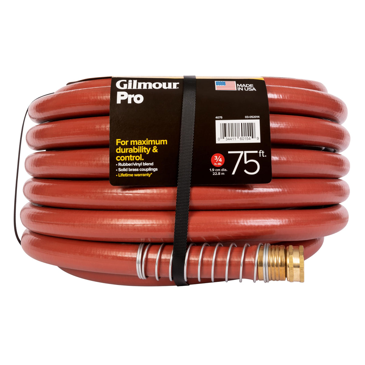 3/4" x 75' Heavy Duty Kink Resistant Garden Hose Q81456