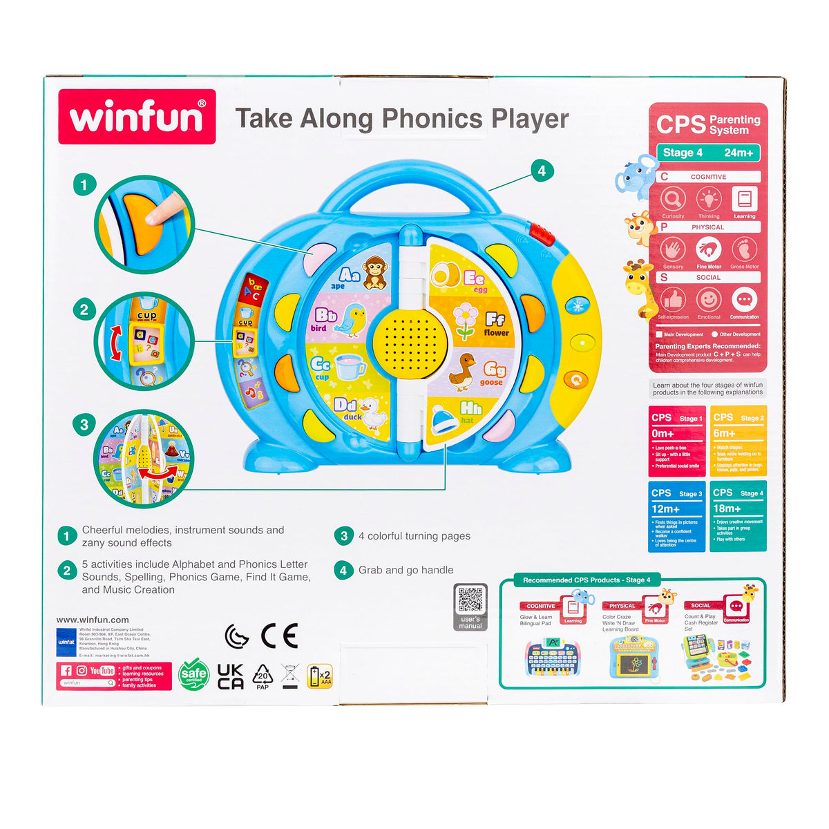 Portable Learning Toy with 5 Activity Modes C491069